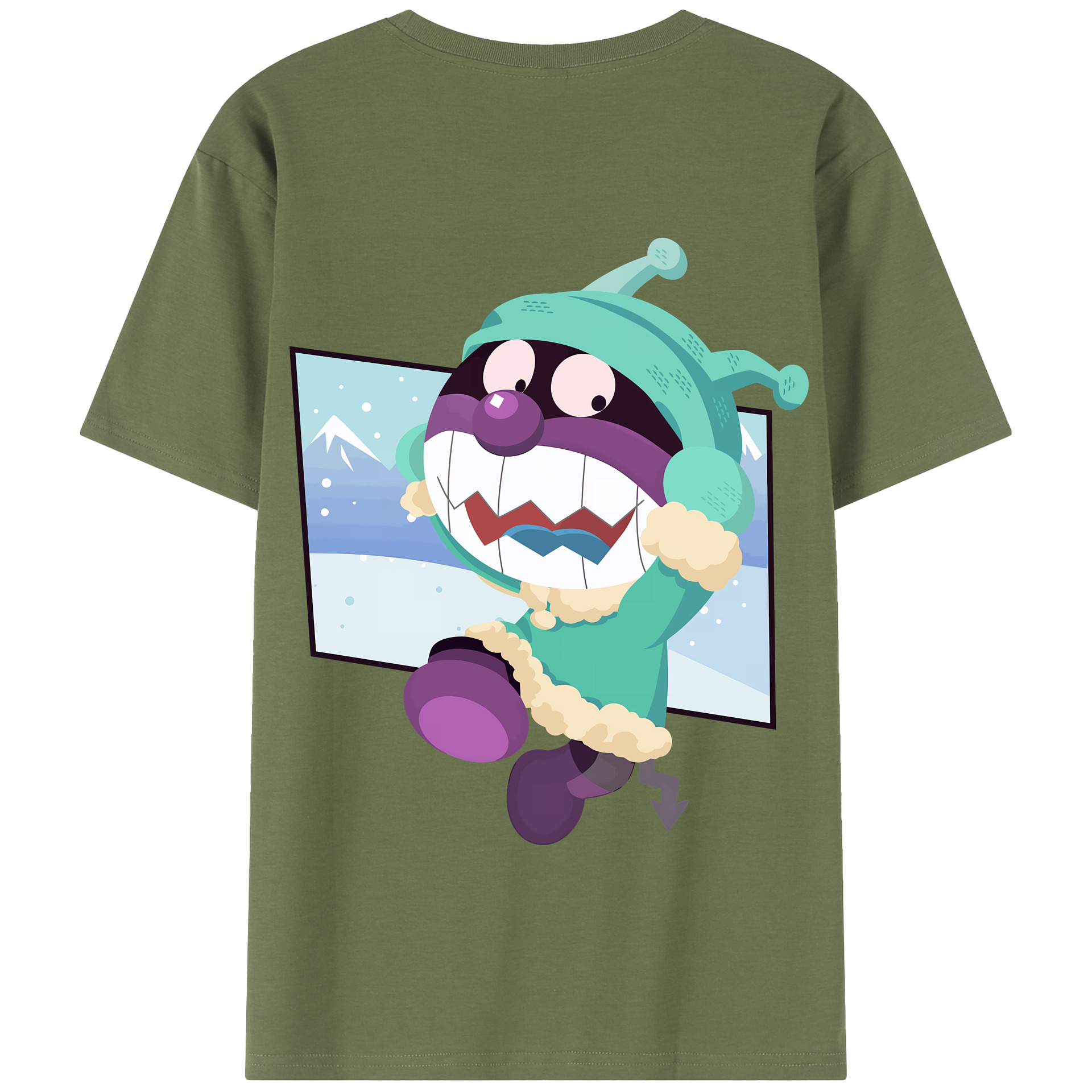 （画像用） アンパンマン Anpanman 綿100％半袖Tシャツ（背面プリント）